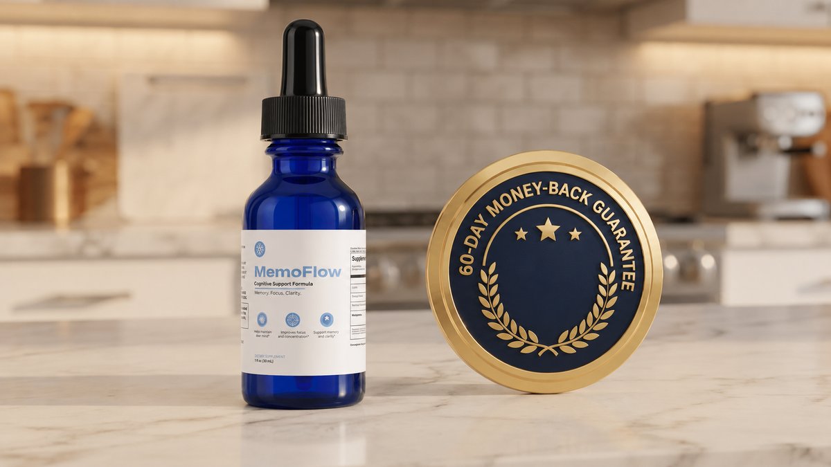 MemoFlow Bottle and 60-Day Money-Back Guarantee